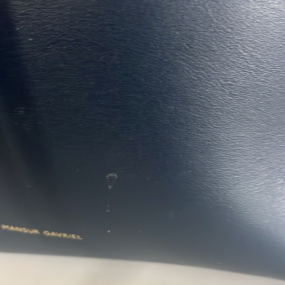 Mansur Gavriel Blue Leather Backpack Bag - Picture 6 of 12